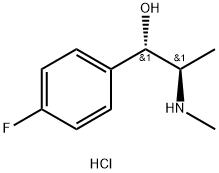 4-Fluoromethcathinone metabolite (hydrochloride) ((±)-Ephedrine stereochemistry) Structure