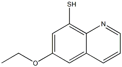 8-Quinolinethiol,6-ethoxy-(9CI) Structure