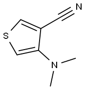 3-Thiophenecarbonitrile,4-(dimethylamino)-(9CI) Structure