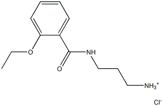 N-(3-アミノプロピル)-2-エトキシベンズアミド·塩酸塩 化学構造式