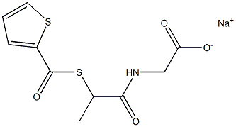 Stepronin sodium salt Struktur