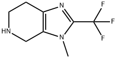 3H-Imidazo[4,5-c]pyridine,4,5,6,7-tetrahydro-3-methyl-2-(trifluoromethyl)-(9CI) Structure