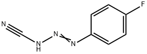 1-Triazene-1-carbonitrile,3-(4-fluorophenyl)-(9CI) Structure