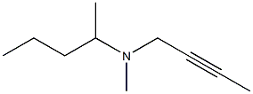 2-Pentanamine,N-2-butynyl-N-methyl-(9CI) Structure