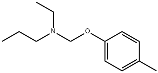 1-Propanamine,N-ethyl-N-[(4-methylphenoxy)methyl]-(9CI) Structure