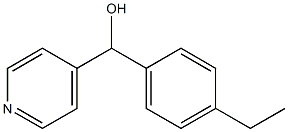 4-Pyridinemethanol,alpha-(4-ethylphenyl)-(9CI) Structure