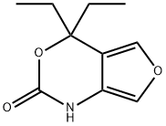 4H-Furo[3,4-d][1,3]oxazin-2(1H)-one,4,4-diethyl-(9CI) 结构式
