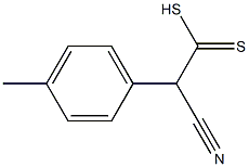 Benzeneethane(dithioic) acid, alpha-cyano-4-methyl- (9CI) Structure