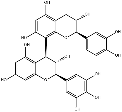 Gallocatechin-(4α→8)-catechin Structure