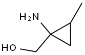 Cyclopropanemethanol,1-amino-2-methyl-(9CI) Structure