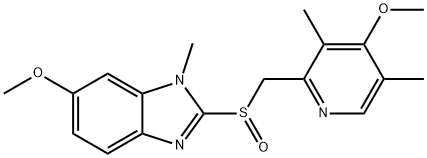 埃索美拉唑进口标准杂质H193/61,784143-42-6,结构式