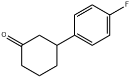 3-(4-Fluorophenyl)cyclohexanone, 78494-26-5, 结构式