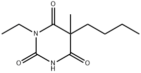 2,4,6(1H,3H,5H)-Pyrimidinetrione,5-butyl-1-ethyl-5-methyl-(9CI) 结构式