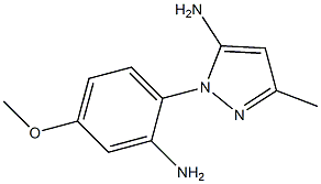 1H-Pyrazol-5-amine,1-(2-amino-4-methoxyphenyl)-3-methyl-(9CI),785003-65-8,结构式