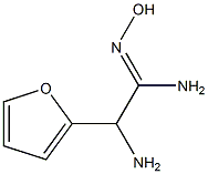 2-Furanethanimidamide,alpha-amino-N-hydroxy-(9CI) Structure