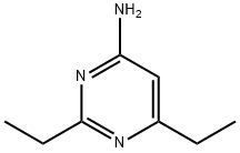 4-Pyrimidinamine,2,6-diethyl-(9CI) Structure