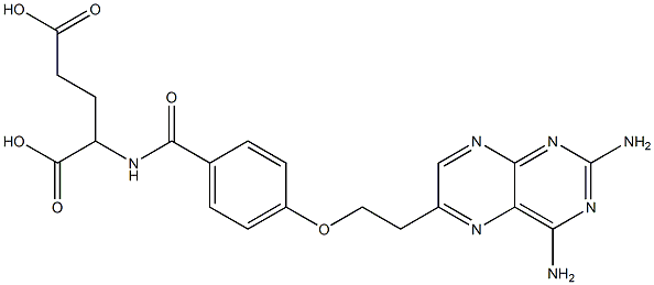 11-oxahomoaminopterin Structure
