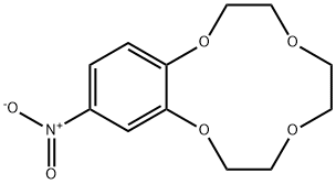 4'-Nitrobenzo-12-crown-4 Struktur