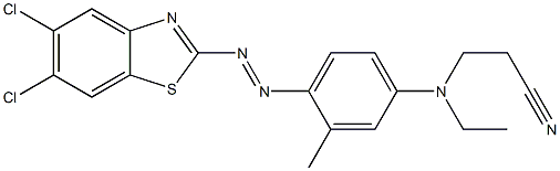 C.I.ディスパースレッド152 化学構造式