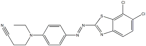 カヤロンポリエステルライトスカーレットG-S 化学構造式