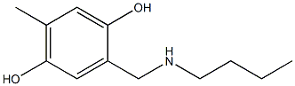 1,4-Benzenediol,1-[(butylamino)methyl]-5-methyl-(9CI) 结构式