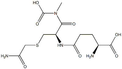 S-carbamidomethylglutathione Struktur