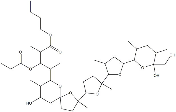 laidlomycin butyrate Struktur