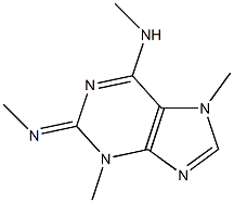 2H-Purin-6-amine,3,7-dihydro-N,3,7-trimethyl-2-(methylimino)-(9CI),787485-83-0,结构式