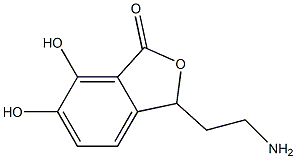 1(3H)-Isobenzofuranone,3-(2-aminoethyl)-6,7-dihydroxy-(9CI) Structure