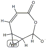 Hex-2-enonic  acid,  4,5-anhydro-2,3-dideoxy-6-C-oxy-,  -lactone  (9CI) 结构式