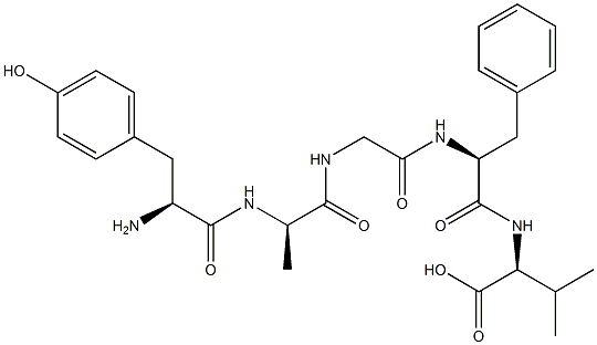 enkephalin, Ala(2)-Val(5)- Struktur