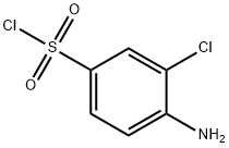 3-氯-4-氨基苯磺酰氯, 78957-18-3, 结构式