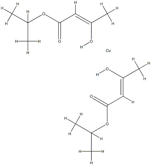 bis(isopropyl 3-oxobutanoato-O1',O3)copper,78969-81-0,结构式
