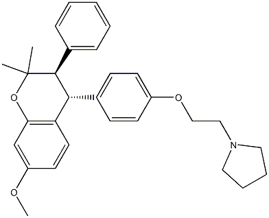 オルメロキシフェン 化学構造式