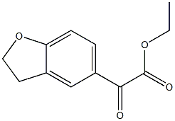 (2,3-Dihydrobenzofuran-5-yl)oxo-acetic acid ethyl ester Structure