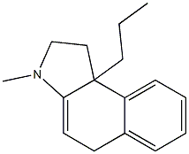 1H-Benz[e]indole,2,3,5,9b-tetrahydro-3-methyl-9b-propyl-(9CI) Structure