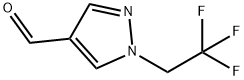 1-(2,2,2-トリフルオロエチル)-1H-ピラゾール-4-カルブアルデヒド 化学構造式