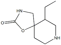1-Oxa-3,8-diazaspiro[4.5]decan-2-one,6-ethyl-(9CI) Structure
