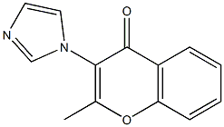 4H-1-Benzopyran-4-one,3-(1H-imidazol-1-yl)-2-methyl-(9CI) Struktur