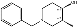 4-Piperidinol,3-methyl-1-(phenylmethyl)-,(3R,4S)-rel-(9CI),790667-50-4,结构式