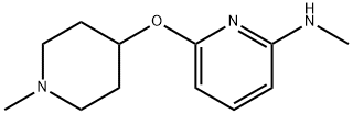 2-Pyridinamine,N-methyl-6-[(1-methyl-4-piperidinyl)oxy]-(9CI),790671-23-7,结构式