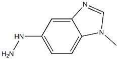 1H-Benzimidazole,5-hydrazino-1-methyl-(9CI) Structure