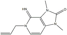2H-Imidazo[4,5-c]pyridin-2-one,1,3,4,5-tetrahydro-4-imino-1,3-dimethyl-5-(2-propenyl)-(9CI)|