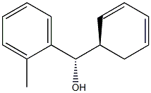 Benzenemethanol, alpha-(1R)-2,4-cyclohexadien-1-yl-2-methyl-, (alphaS)-rel- (9CI) 结构式