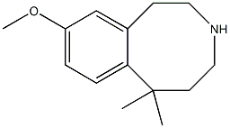 3-Benzazocine,1,2,3,4,5,6-hexahydro-9-methoxy-6,6-dimethyl-(9CI) Struktur