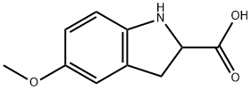 1H-Indole-2-carboxylic acid, 2,3-dihydro-5-methoxy-|2,3-二氢-5-甲氧基-1H-吲哚-2-羧酸