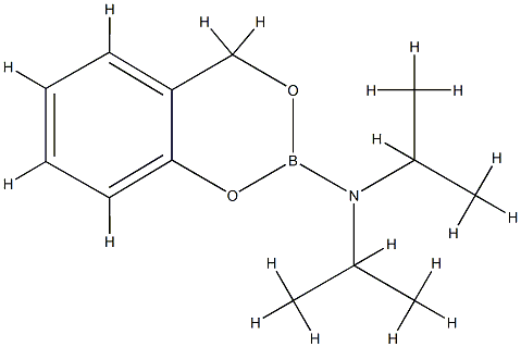 N,N-Diisopropyl-4H-benzo[d][1,3,2]dioxaborinin-2-aMine Structure