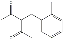 2,4-Pentanedione,3-[(2-methylphenyl)methyl]-(9CI) Struktur