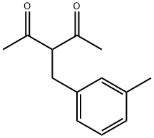 2,4-Pentanedione,3-[(3-methylphenyl)methyl]-(9CI) Struktur