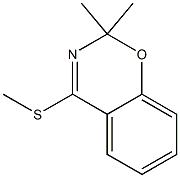 2H-1,3-Benzoxazine,2,2-dimethyl-4-(methylthio)-(9CI) Struktur